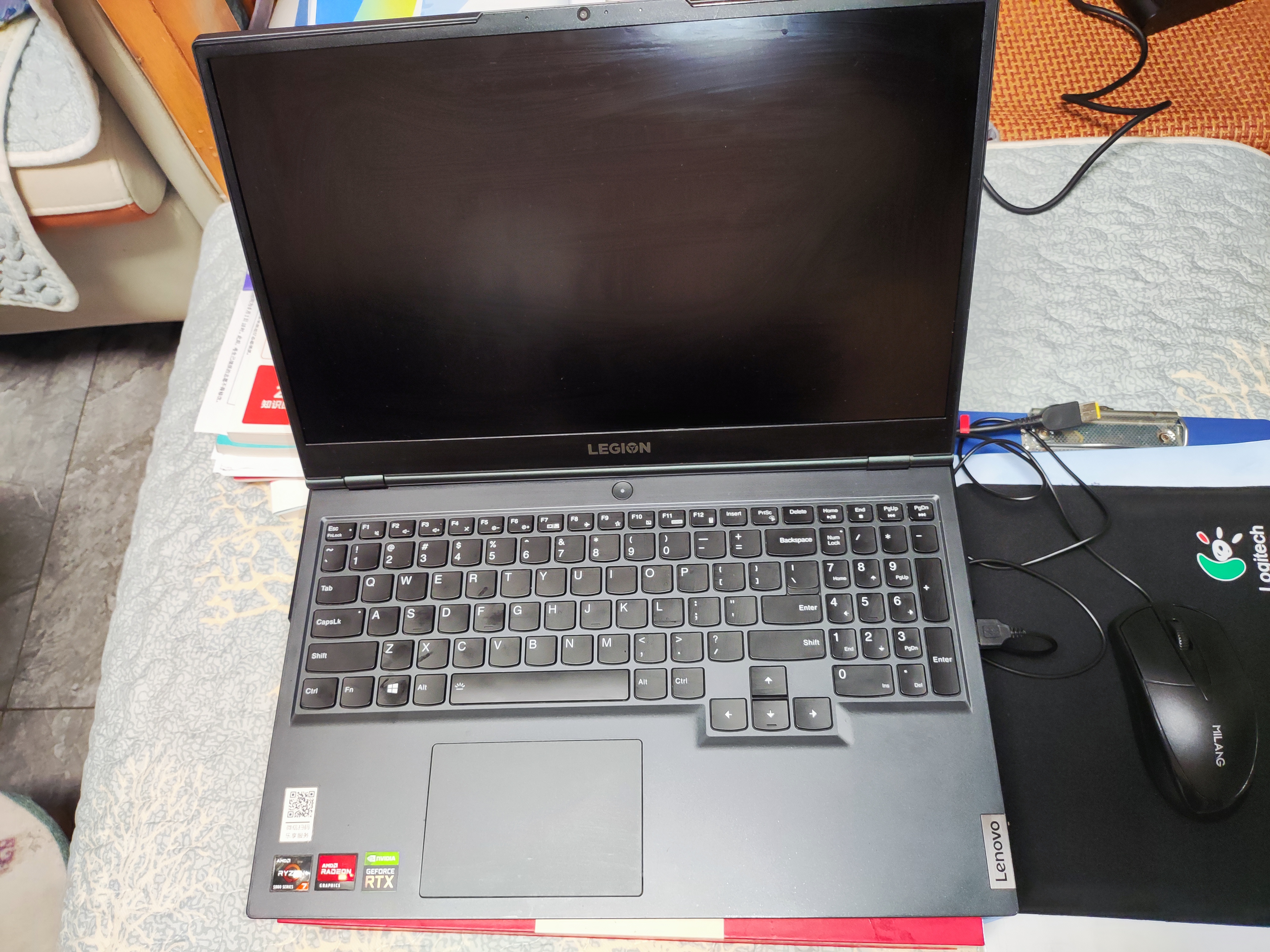 联想（Lenovo) 拯救者15.6寸Y7000/ R9000P高刷电竞吃鸡设计游戏本二手笔记本电脑 95新R7-5800 3050高配通杀R7000 16G内存+512G固态 实拍图
