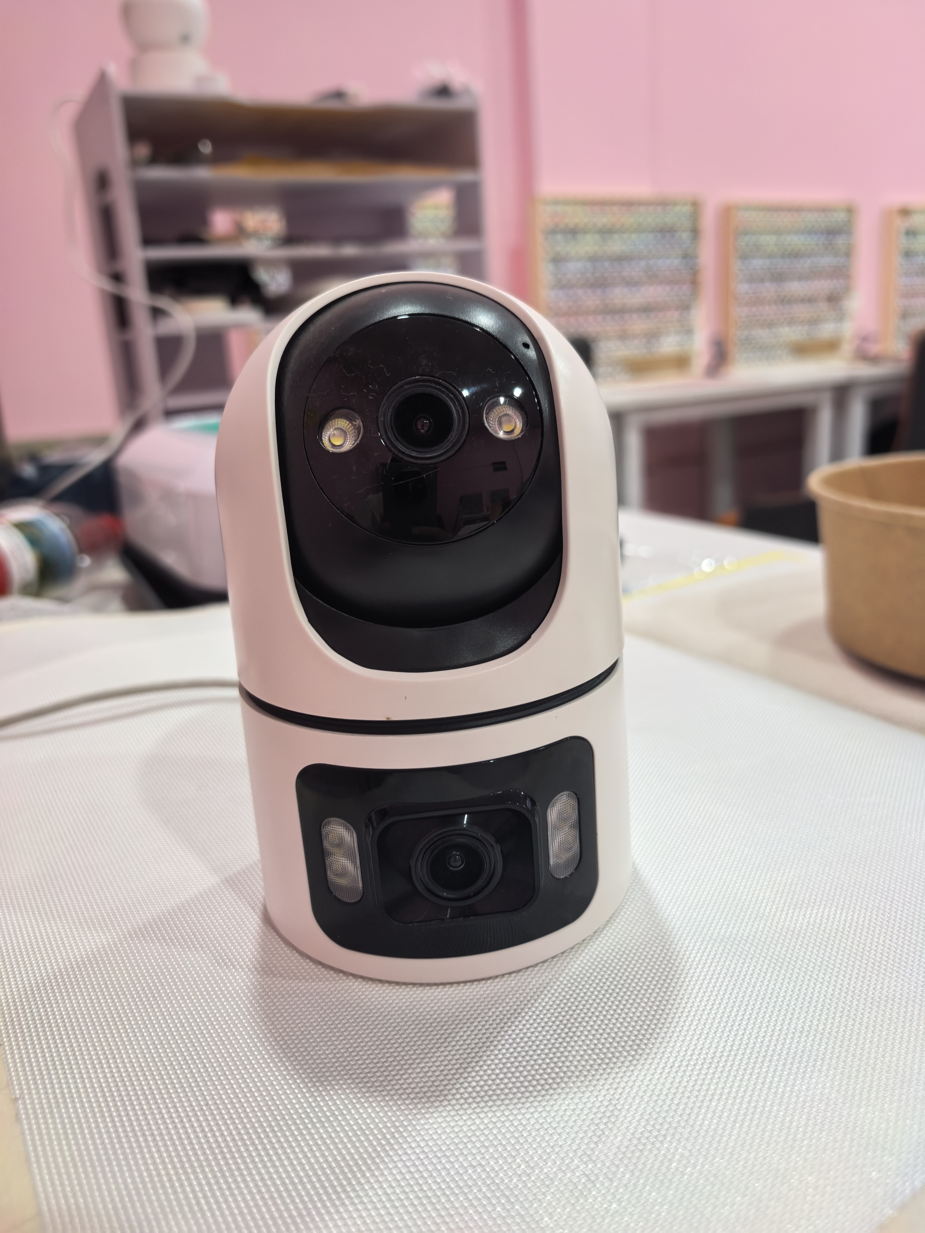 纽曼无线家用智能AI摄像头1200万高清监控器360度无死角带夜视全景语音手机远程对话讲室内外家庭云台 实拍图