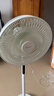 美的（Midea）【幸运草安睡1S】一级能效直流变频声控电风扇家用遥控卧室静音落地扇台式桌面抗菌大风力转页扇 实拍图