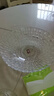 青苹果水晶玻璃洛思系列玻璃加厚果盘 大号 32cm 12.5英寸 实拍图