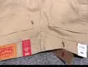 Levi's李维斯男士565宽松直筒工装美式复古简约通勤时尚休闲裤 卡其色 32 (32) 实拍图