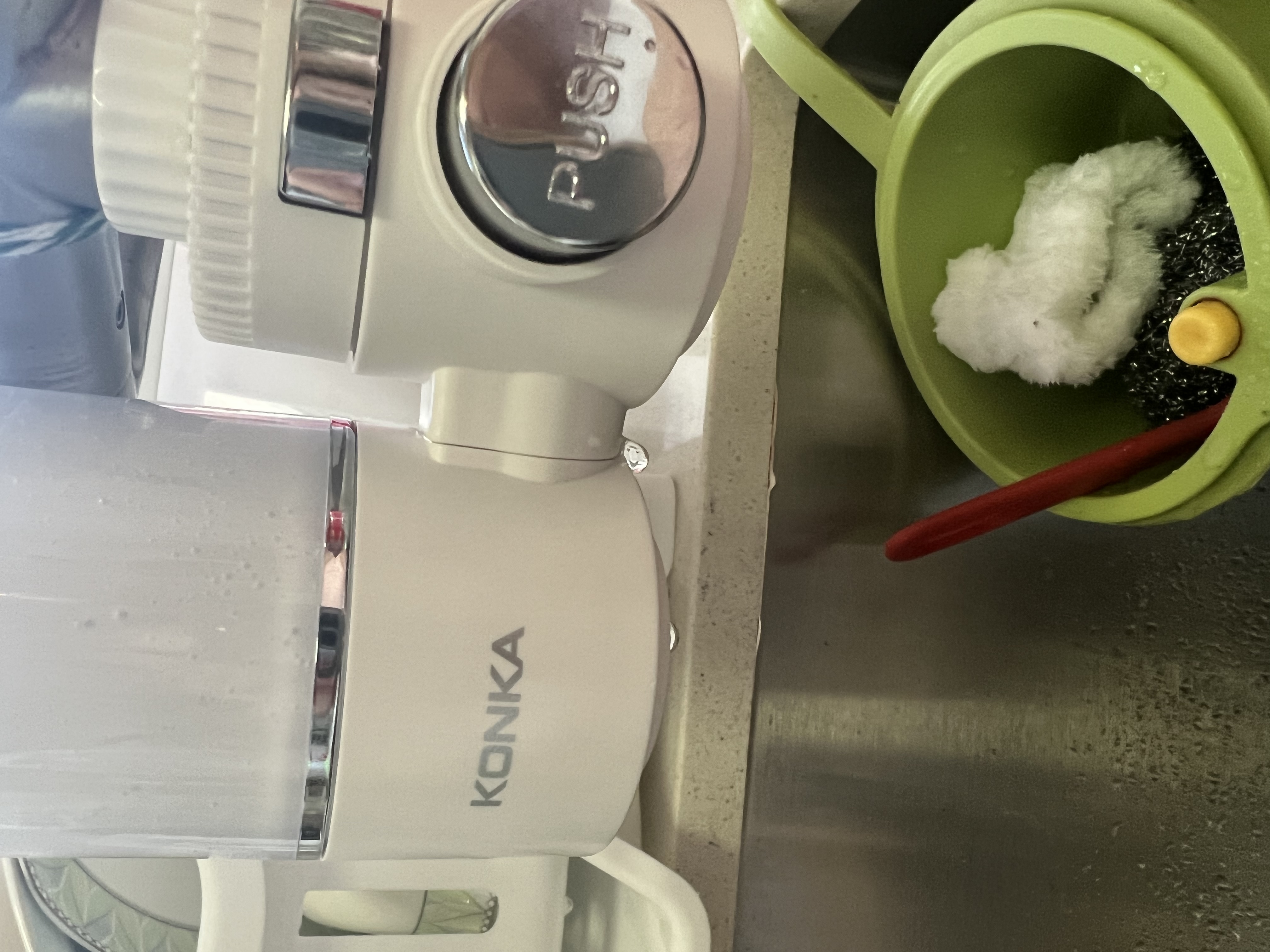 康佳（KONKA）净水器水龙头 厨房家用直饮自来水超滤过滤器 阻水垢除余氯 可视化双出水 KPW-LT03 一机4芯 实拍图