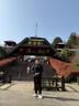 神火（SupFire）户外登山杖铝合金T柄超轻拐杖徒步健走爬山伸缩非折叠棍儿童手杖 实拍图