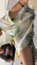 贝肽斯儿童睡衣女童男童夏季薄款透气家居服套装宝宝亲子睡衣短袖 实拍图