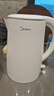 美的（Midea）电热水壶烧水壶1.7L304不锈钢0涂层双层隔热自动断电1500W养生冲奶2026新款 MK-SH17M130 实拍图