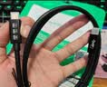 毕亚兹 雷电5数据线全功能typec雷雳同轴编织线120Gbps高速传输视频16K高清pd240W硬盘盒扩展坞拓展延长 实拍图