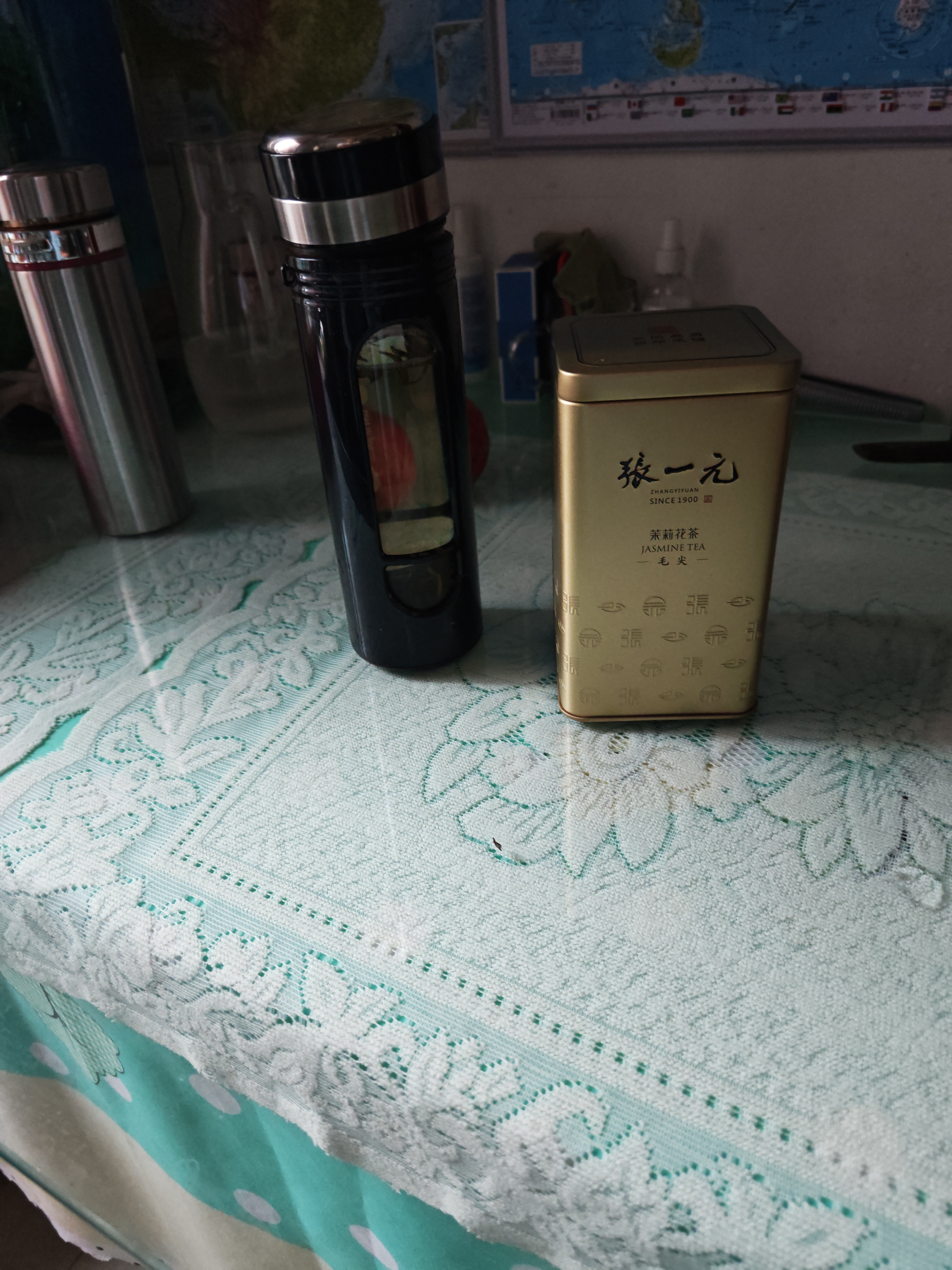 张一元茶叶茉莉花茶毛尖浓香型老北京伴手礼品春新口粮茶特种200g金罐装 茉莉毛尖200g_金罐装 实拍图