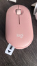 罗技（Logitech）M221 轻音鼠标 无线鼠标 办公鼠标 对称鼠标 带无线微型接收器 雾霭蓝 实拍图
