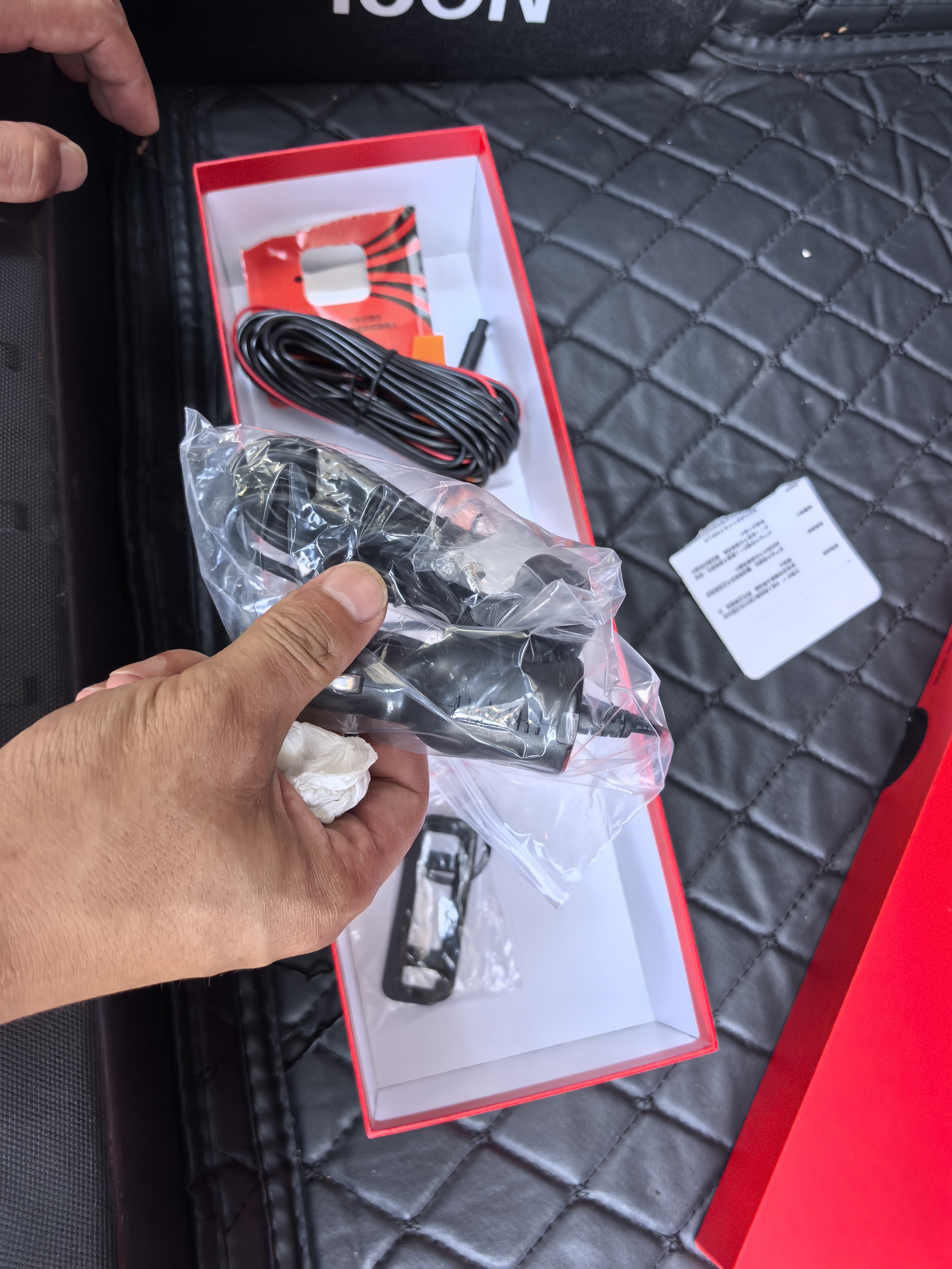 LNDU凌度行车记录仪前后双录HS880BAir高清1440P2K流媒体后视镜+64G卡 实拍图