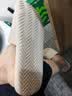 京东京造【抗菌皮纹拖】eva软弹家居防滑浴室新款拖鞋女士 燕麦色 37-38 实拍图
