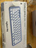 罗技（Logitech）时尚系列K390无线蓝牙键盘 超薄便携  K380升级版蓝色 79键 实拍图