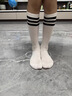 尼多熊儿童袜子夏季足球袜长筒袜网眼女童中筒学生袜男童不过膝抗菌防臭 实拍图