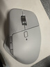 罗技（Logitech）大师系列 MX Master 4 高性能无线蓝牙鼠标  办公鼠标 静音鼠标  升级款 浅灰 带无线接收器 实拍图