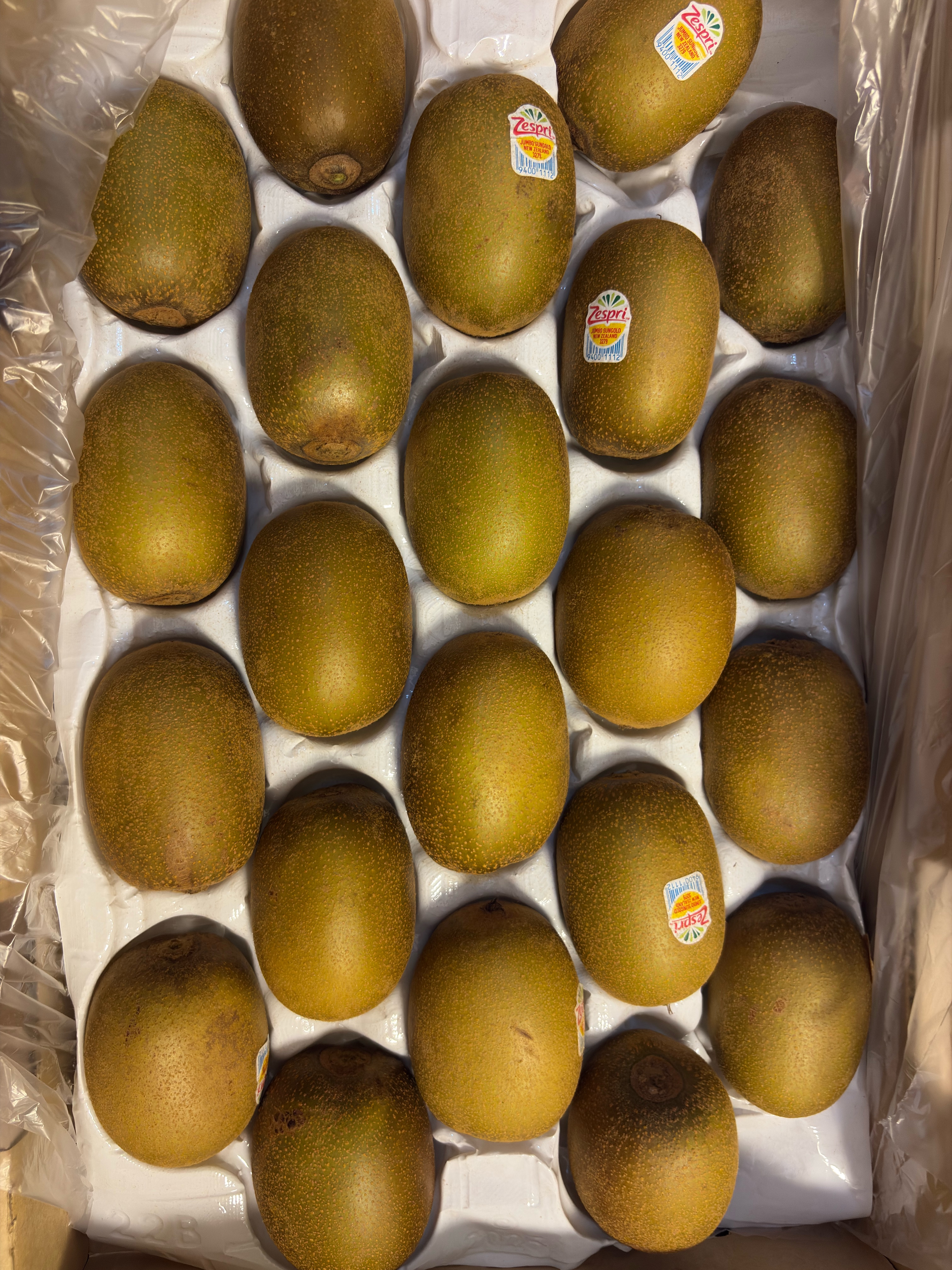 佳沛（zespri）新西兰阳光金奇异果巨大果22粒原箱单果146-175g 猕猴桃水果礼盒 实拍图