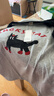 古今（GUJIN）纯棉带胸垫睡衣女夏季新款精梳棉短袖家居服睡裤卡通可爱套装XL 实拍图