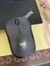 罗技（Logitech）M220 轻音鼠标 无线鼠标 办公鼠标 对称鼠标 带无线微型接收器 灰黑色 实拍图
