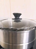 美厨（MAXCOOK）蒸锅 不锈钢30cm单层蒸锅 加厚复合底 燃气炉电磁炉通用 实拍图