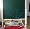 QZMTOY实木超大号画板黑板双面磁性可升降儿童写字板家用教学小学生礼物 实拍图