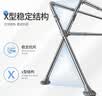 佳帮手晾衣架落地 衣架阳台折叠三杆晾晒架不锈钢伸缩室内外移动晒被架 实拍图