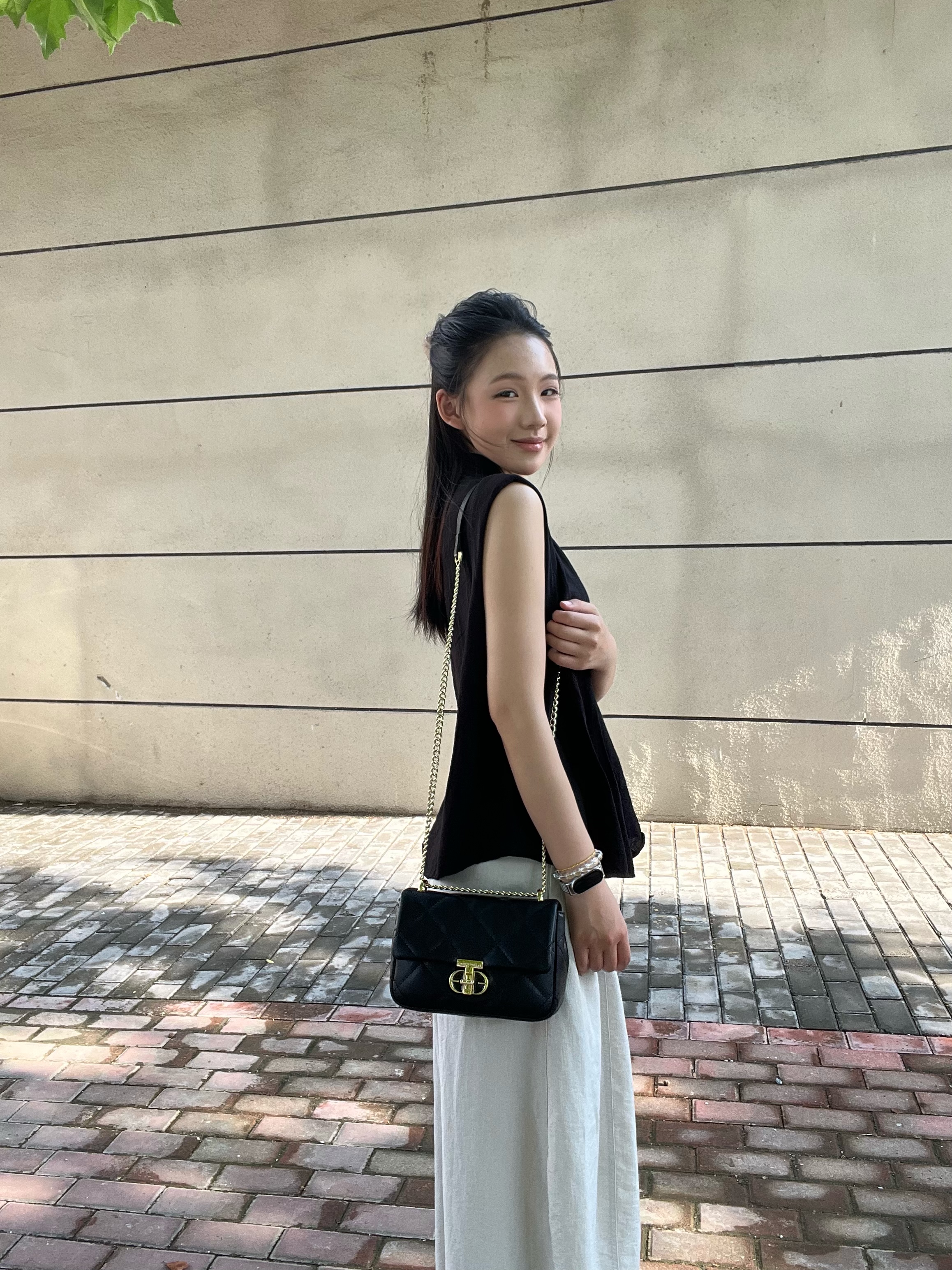 CinvaiKrose官方店小c&k包包女包2026新款斜挎包菱格链条包女生日礼物送女友 黑色Black【小号】送女友老婆女生走心 实拍图