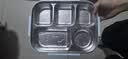 美厨（MAXCOOK）304不锈钢饭盒 加大加深五格学生饭盒2L配餐具汤碗保温袋MCFT8772 实拍图