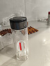 【京东物流配送】高硼硅双层玻璃杯大容量泡茶杯水杯子茶水分离杯 【双层加厚】茶杯350ml1只 实拍图