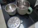 奥克斯（AUX）便携式烧水壶折叠 车载电水壶 不锈钢烧水杯 旅行出差家用水壶【316内胆+叉勺】 实拍图