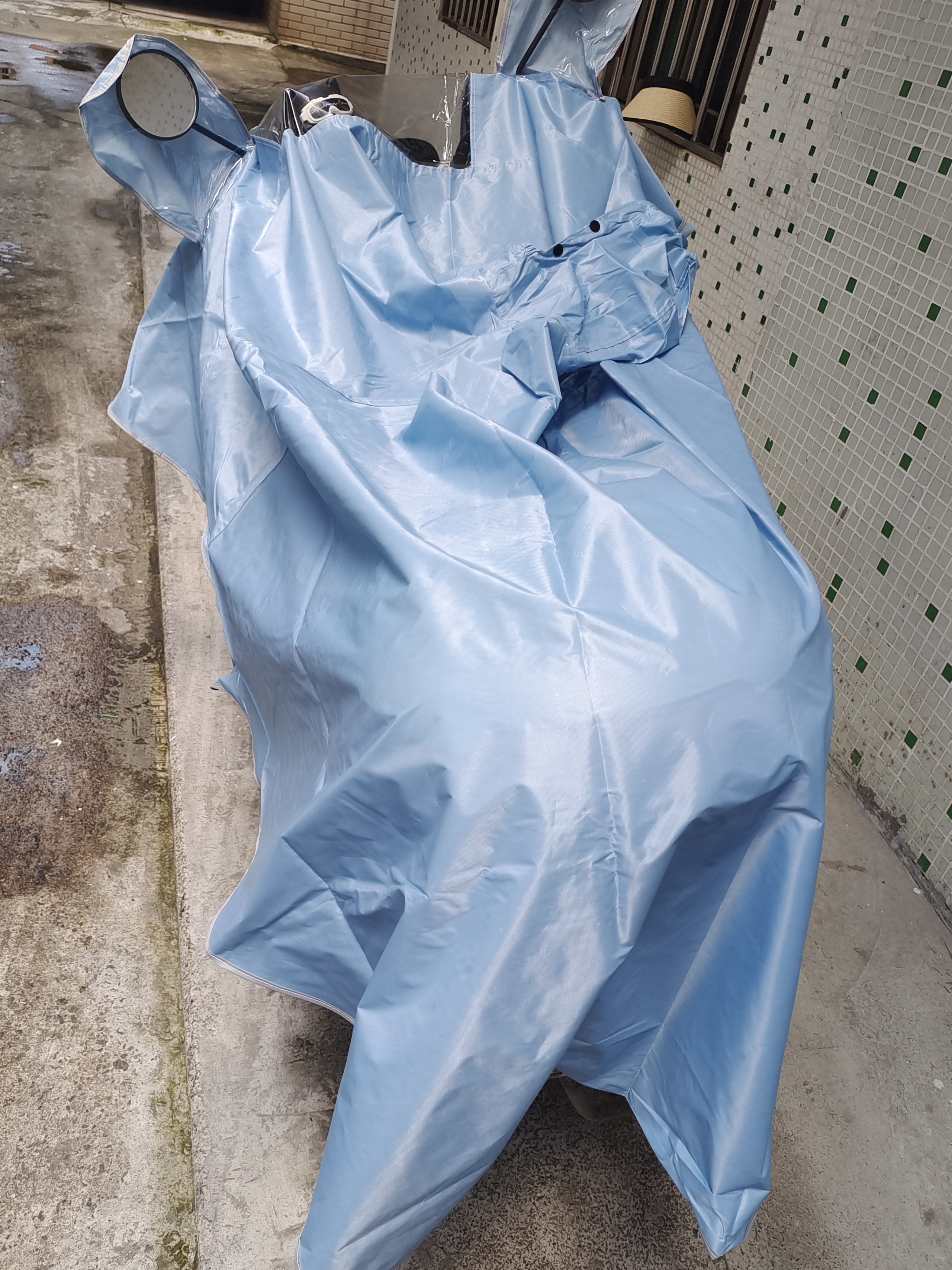 宫禾川电动车雨衣一体全身防暴雨套装成人骑手专用男女摩托车骑行雨披 实拍图