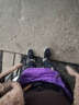 PLAY-KING运动腰包女户外跑步腰包男可折叠皮肤包防泼水贴身多功能手机腰包 紫色 均码 实拍图