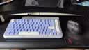 罗技（Logitech）ALTO KEYS K75M 琥珀系列 AI客制化无线机械键盘 热插拔大理石轴 蓝紫色 75键 实拍图