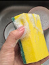 美丽雅抗菌洗碗海绵6片去油去污不易沾油金刚砂百洁布厨房抹布刷碗神器 实拍图