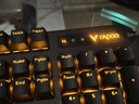 雷柏（Rapoo）V500PRO单光版 有线背光机械键盘 104键全尺寸游戏电竞笔记本电脑办公吃鸡全键无冲键盘 茶轴 实拍图