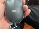 罗技（Logitech）M196 无线蓝牙鼠标 办公鼠标 笔记本商务办公家用 小巧便携 对称手型 珍珠白 实拍图