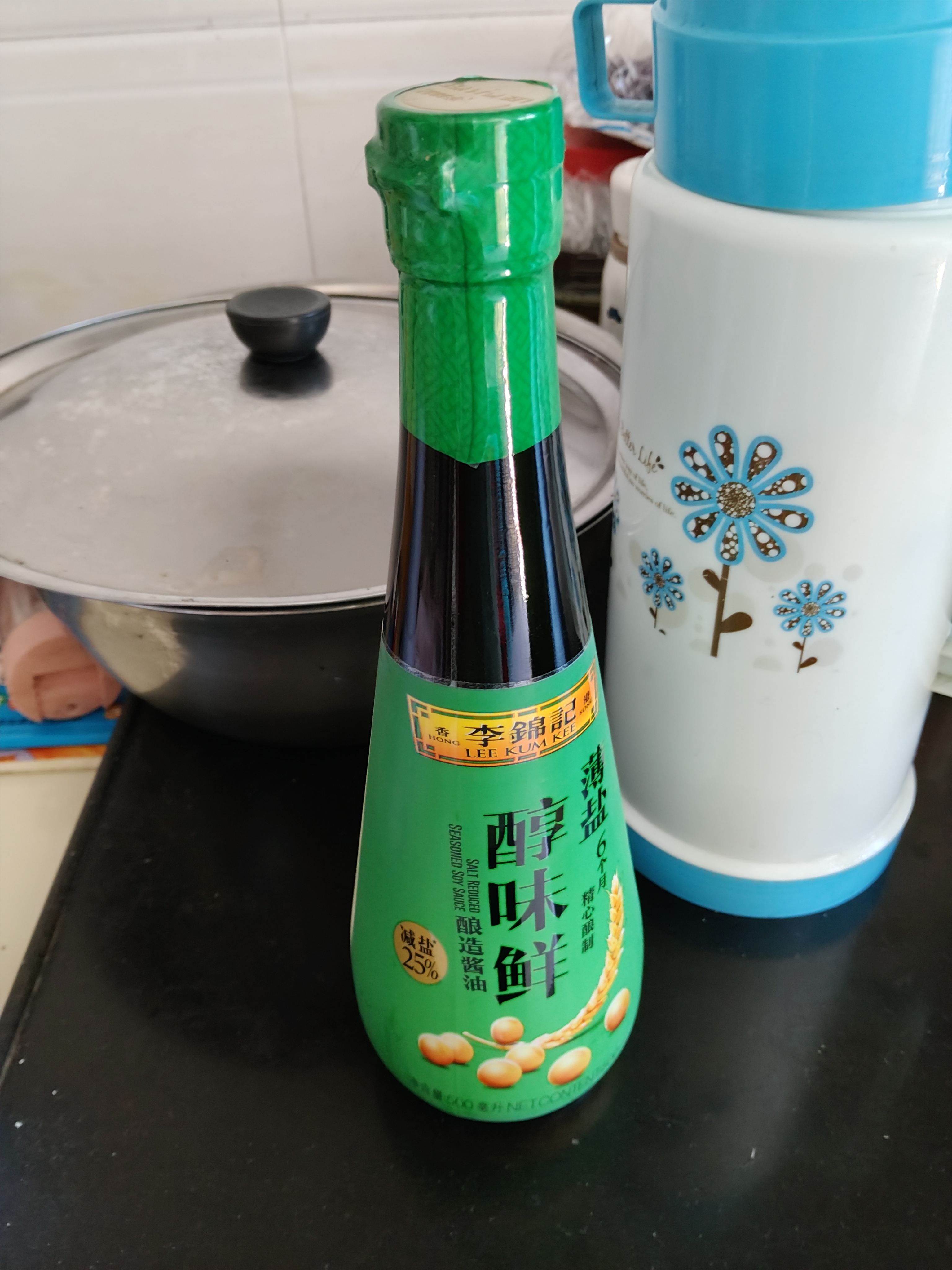 李锦记薄盐系列 薄盐醇味鲜500ml【减盐25% 一级】 酿造6个月 生抽酱油 实拍图