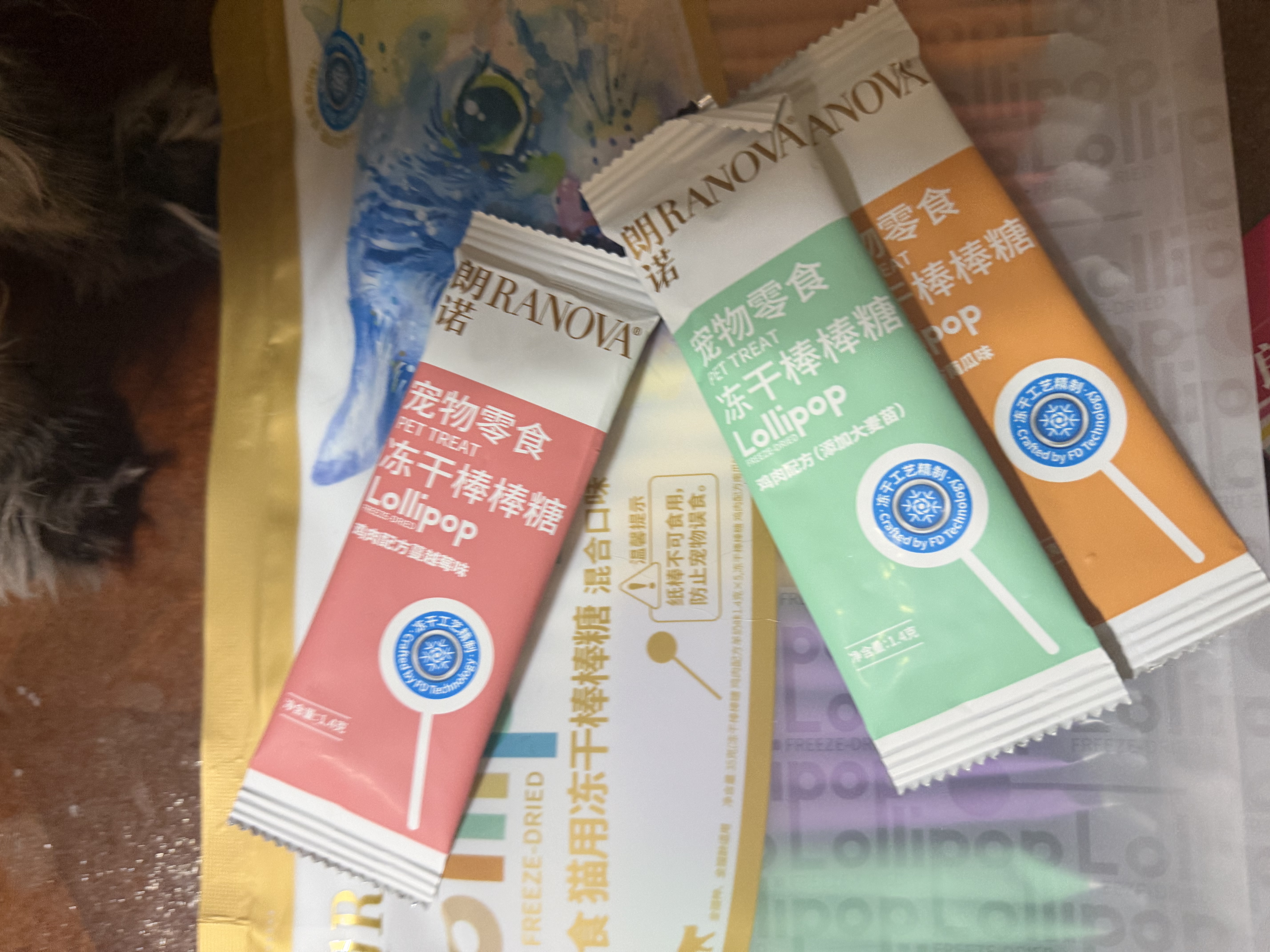 朗诺 朗诺(RANOVA)猫零食冻干棒棒糖38支装 实拍图