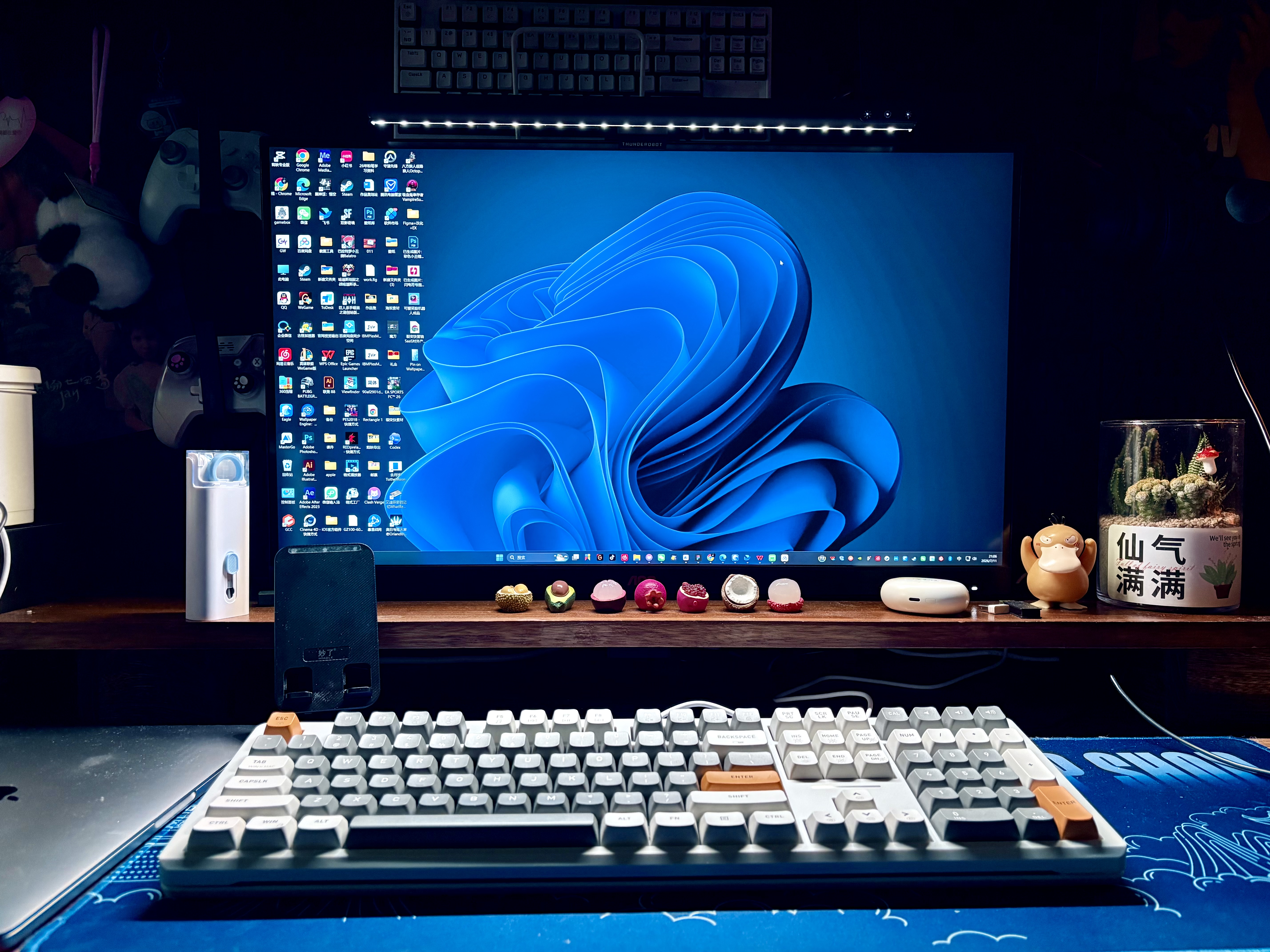 黑峡谷（Hyeku）Q5pro 108键三模无线蓝牙客制化机械键盘热插拔gasket结构键盘游戏电竟办公 瓦尔基里 凯华木兰轴 实拍图