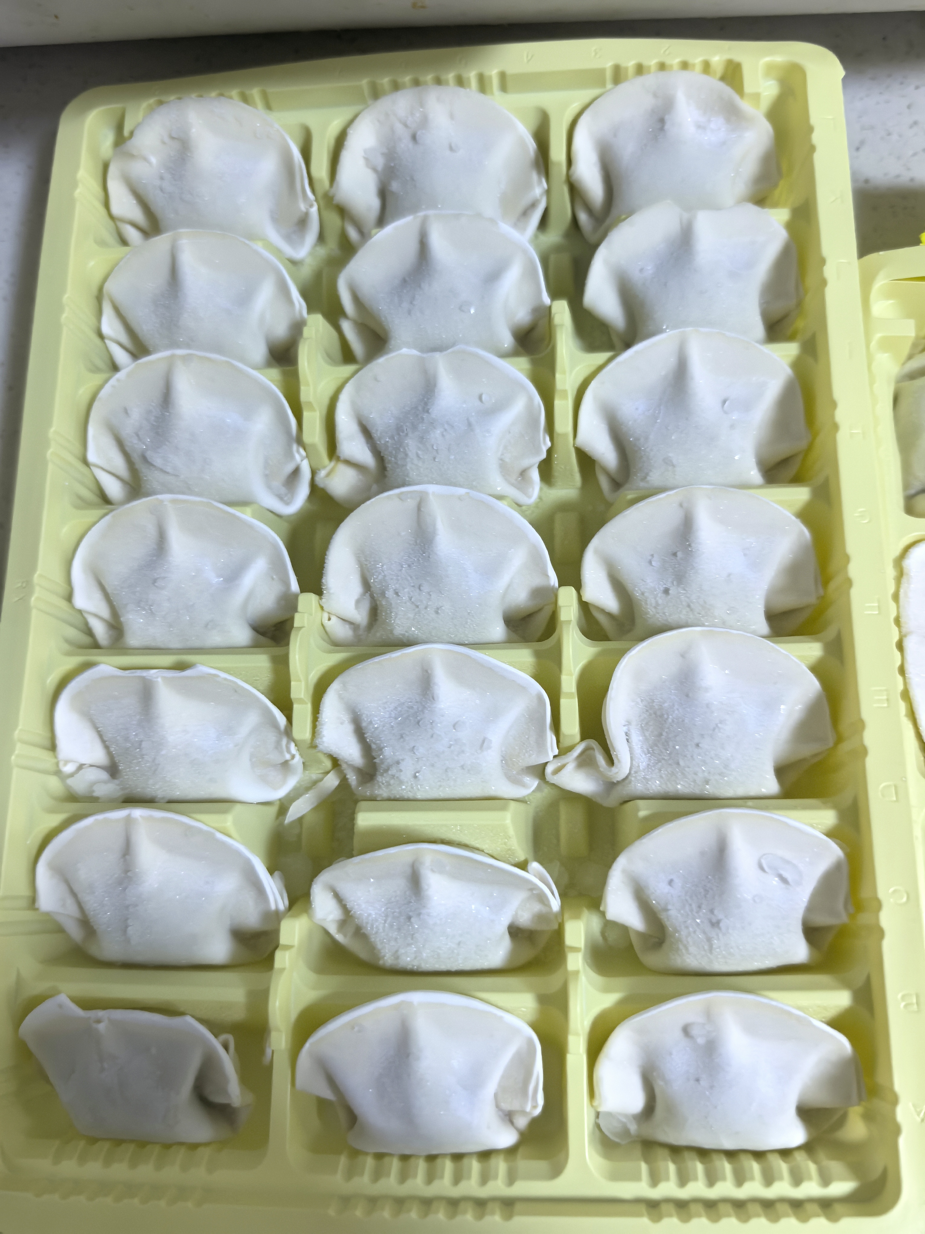 湾仔码头素水饺裙带菜杏鲍菇水饺720g42只 饺子早餐食品半成品 实拍图