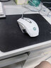 惠普（HP）M220游戏鼠标USB有线鼠标自定义宏驱动2400DPI吃鸡LOL鼠标电竞游戏鼠标 白色 冰蓝光 静音版 实拍图