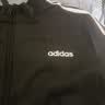 adidas休闲舒适三条纹立领夹克外套男装秋季阿迪达斯官方轻运动 黑色/白（推荐选大一码）   M 实拍图