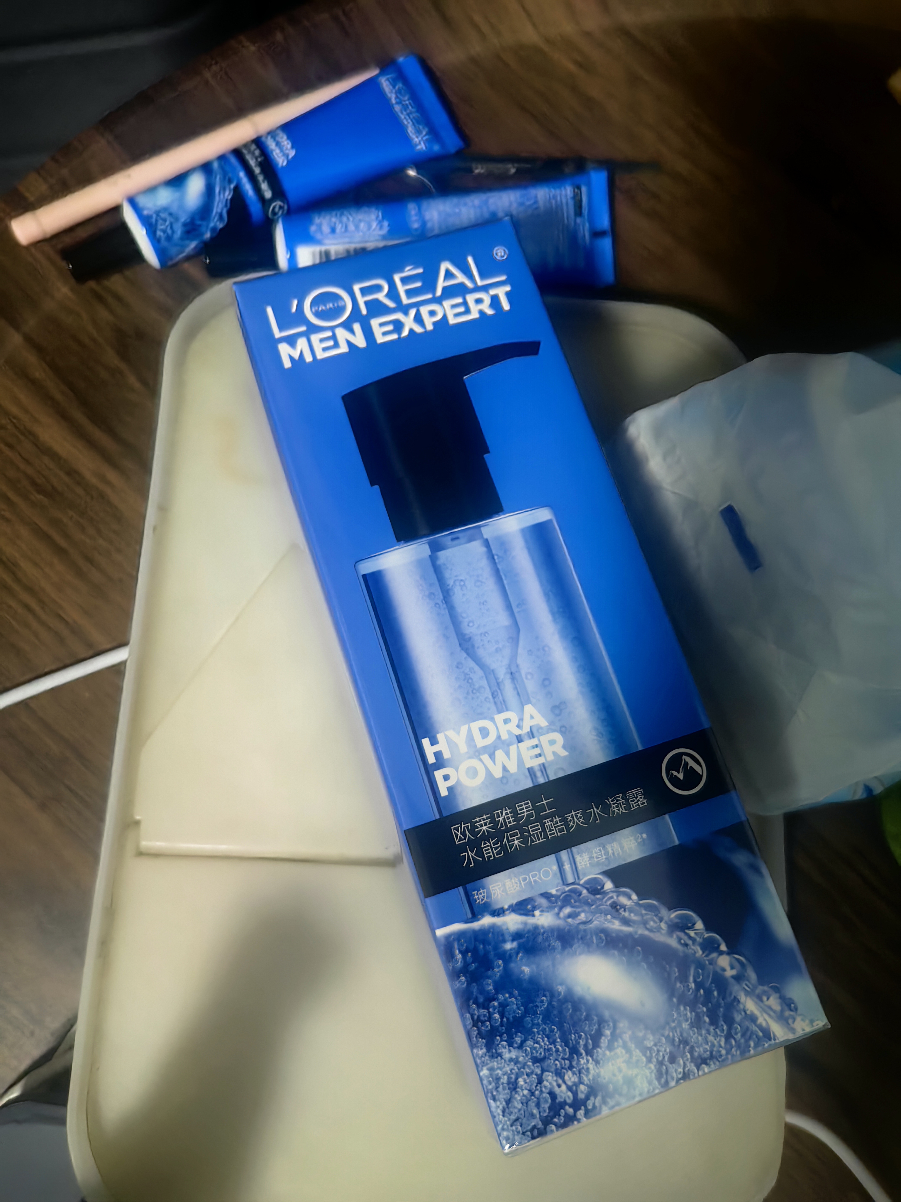 欧莱雅男士专用水凝露爽肤水120ml*2补水保湿护肤品生日礼物男生 实拍图