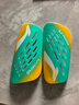 李宁（LI-NING）足球护腿板儿童成人护板护小腿比赛训练男士专业护具装备 荧光绿S 实拍图