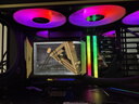 微星（MSI）超神MEG CORELIQUID E15 360一体式CPU水冷散热器6.67英寸AMOLED曲面屏幕/独立MCU/支持9800X3D 实拍图