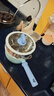 帅康（Sacon）奶锅不粘锅宝宝辅食锅婴儿小奶锅蒸煮一体陶瓷汤锅带蒸笼小锅18CM 实拍图