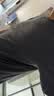 京东京造10A抗菌男士t恤短袖男女同款衣服男装春夏新款打底衫内搭黑2XL 实拍图