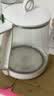 美的（Midea）养生壶大容量 柔声轻音变频智能预约烧水壶 全自动恒温全玻璃煮茶壶保温一体电水壶 316材质恒温壶 【双层隔热盖】14大养生功能12Q 1.5L 实拍图
