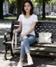 纯色简约短袖t恤女2025夏季新款紧身上衣修身短袖打底衫纯色T恤ZJ 炫本色圆领短T恤白色 M 实拍图