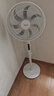 美的（Midea）【闪拆系列】一键闪电拆装直流变频家用语音电风扇一级能效静音落地扇大风力卧室立式电扇SDJ30BC 实拍图