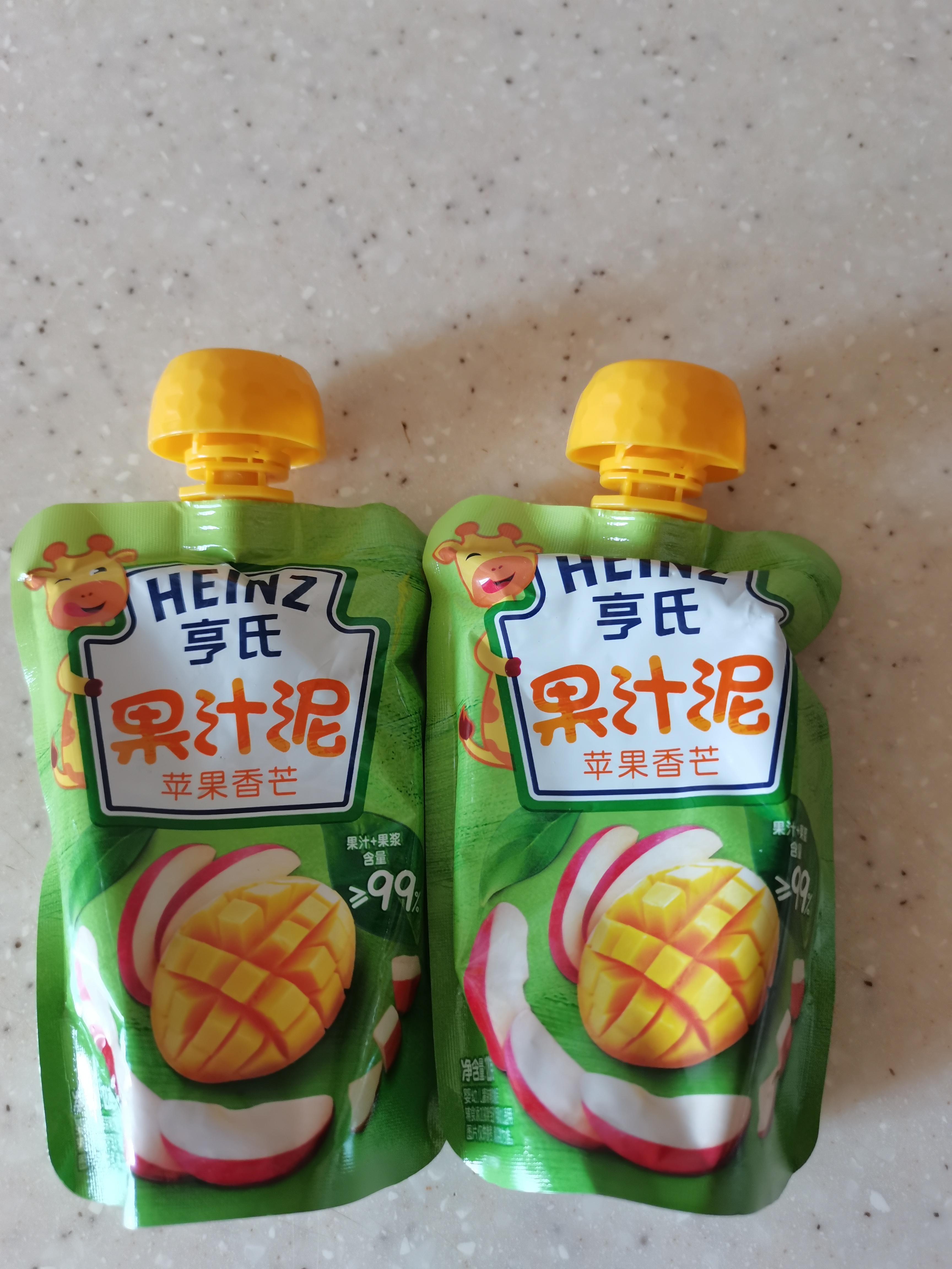 亨氏（Heinz） 苹果香芒水果泥120g婴儿辅食宝宝辅食营养果汁泥6月+ 实拍图