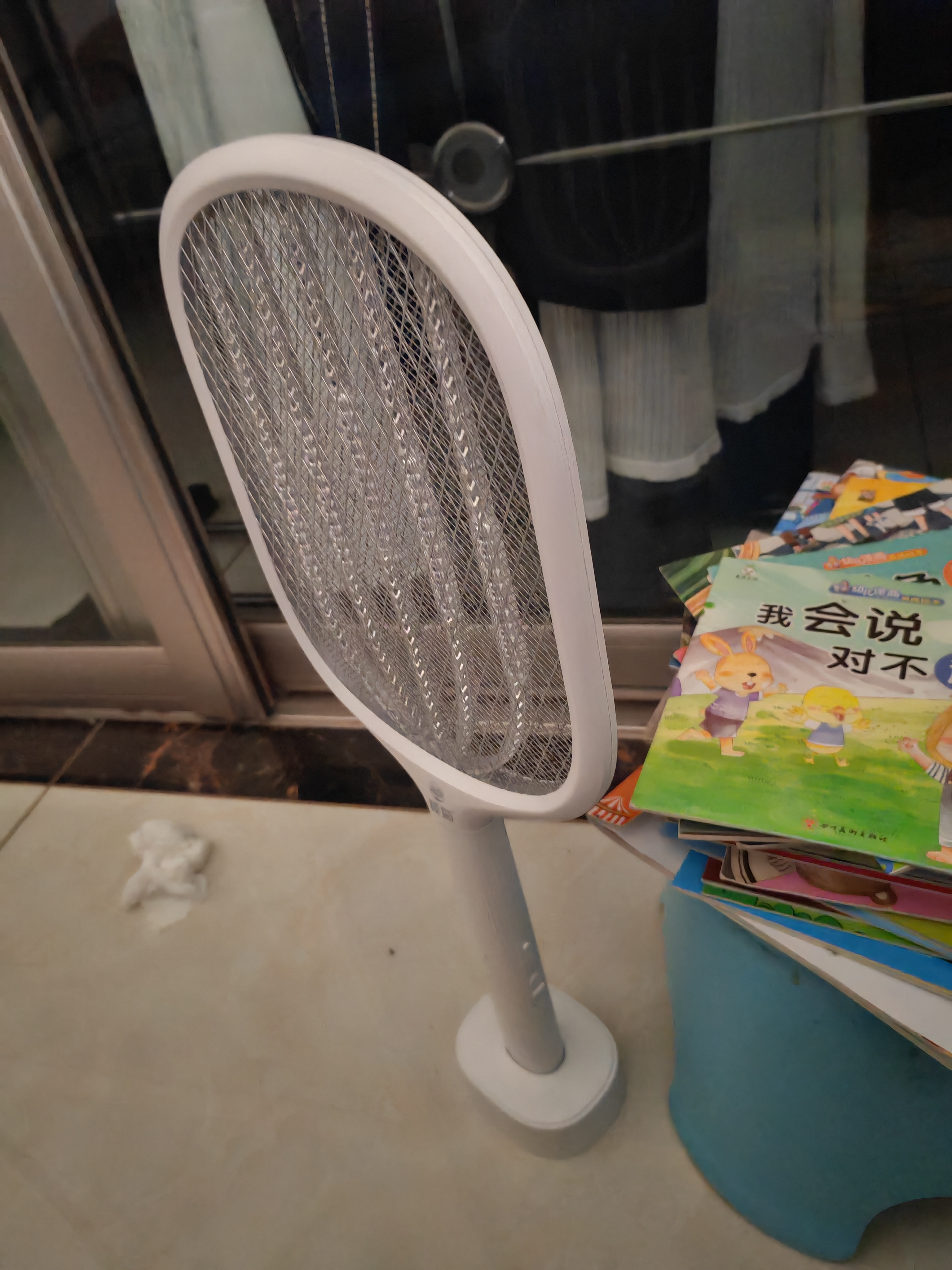 榄菊电蚊拍充电式家用强力灭蚊灯蚊子拍灭蚊器紫光诱蚊灯拍两用 实拍图