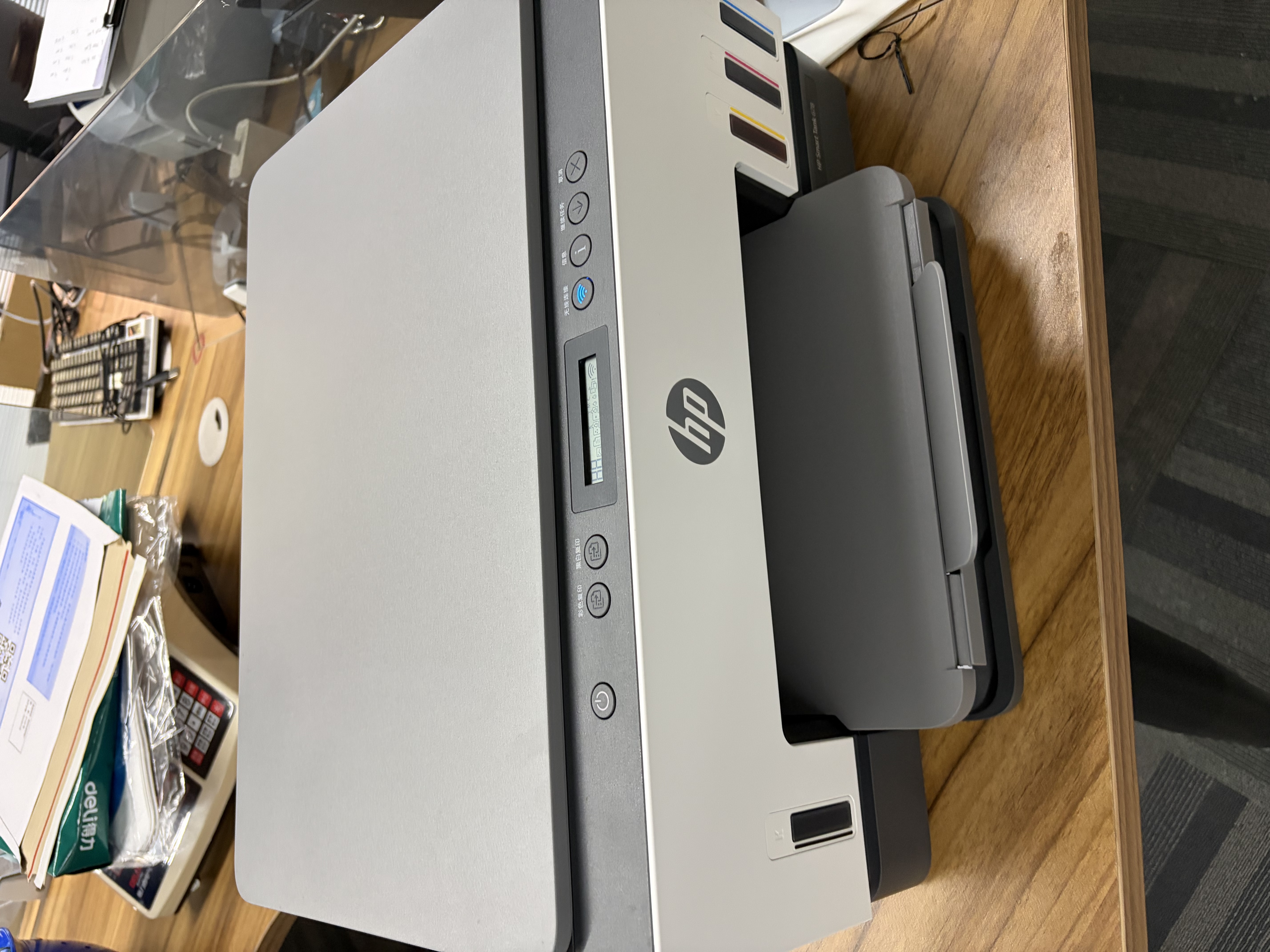 惠普（HP）678 彩色连供自动双面多功能喷墨打印机 无线连接 微信打印 复印扫描一体机家用打印机 实拍图